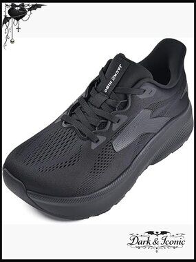 Wide Toe Road Running Shoes Slip On Memory Foam Zero Drop Sneaker